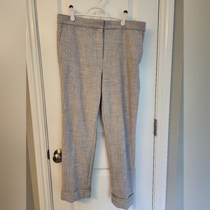 Ann Taylor grey cuffed dress pants size 10P